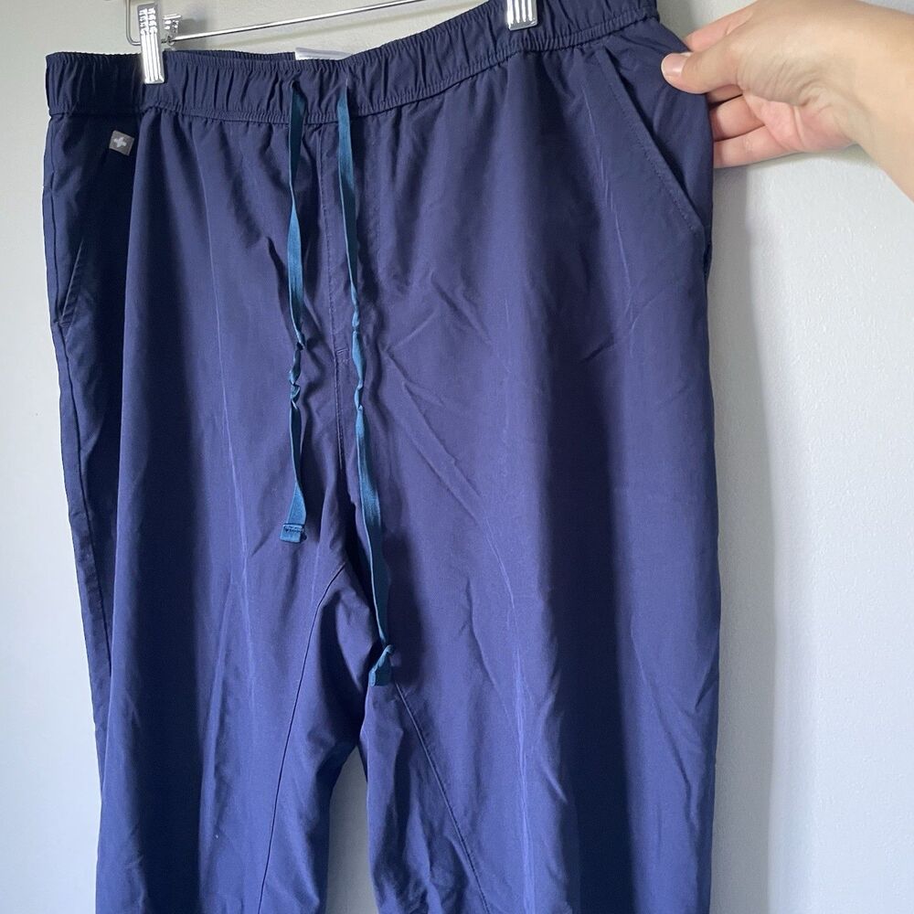 FIGS Mesh Lined Jogger Scrub Pants Medical Nurse Navy Blue Men's Size Large Tall - Picture 5 of 16